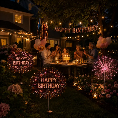🎆Topacme® Outdoor Solar-Powered Moving Firework Lights🎇