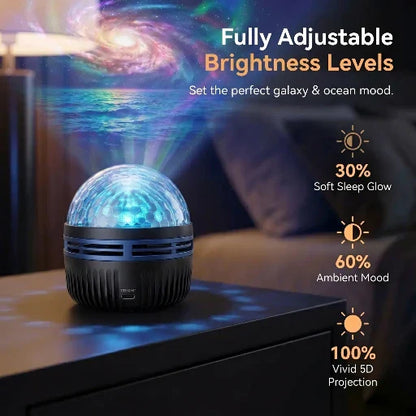 🇺🇸Official U.S. Store | Topacme® 360° Night Light Projector - Smart Holographic Star Projector