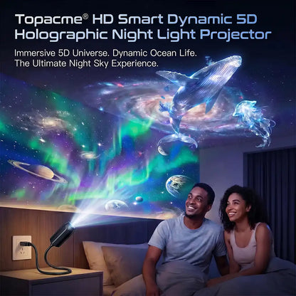 🇺🇸Official U.S. Store | Topacme® Night Light Projector - Smart Holographic Star Projector